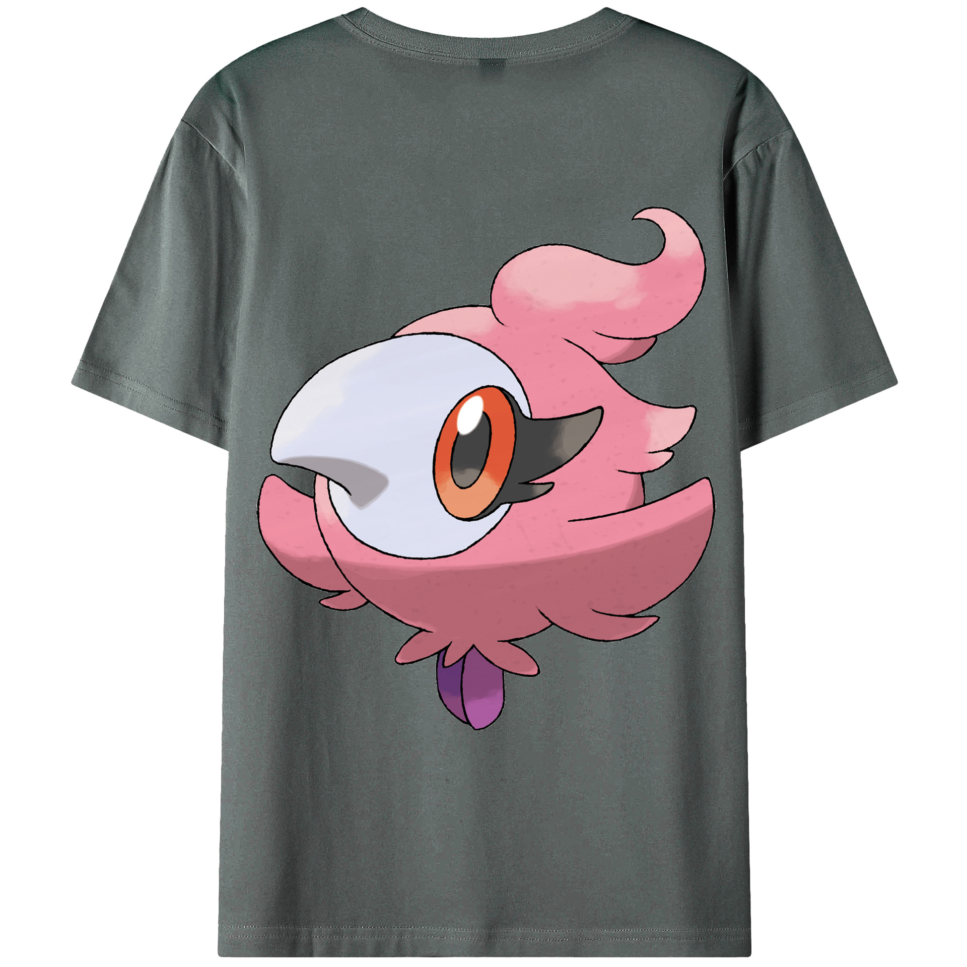 （画像用） ポケットモンスター Pokémon 綿100％ メンズ半袖Tシャツ（バックプリント） 通気性